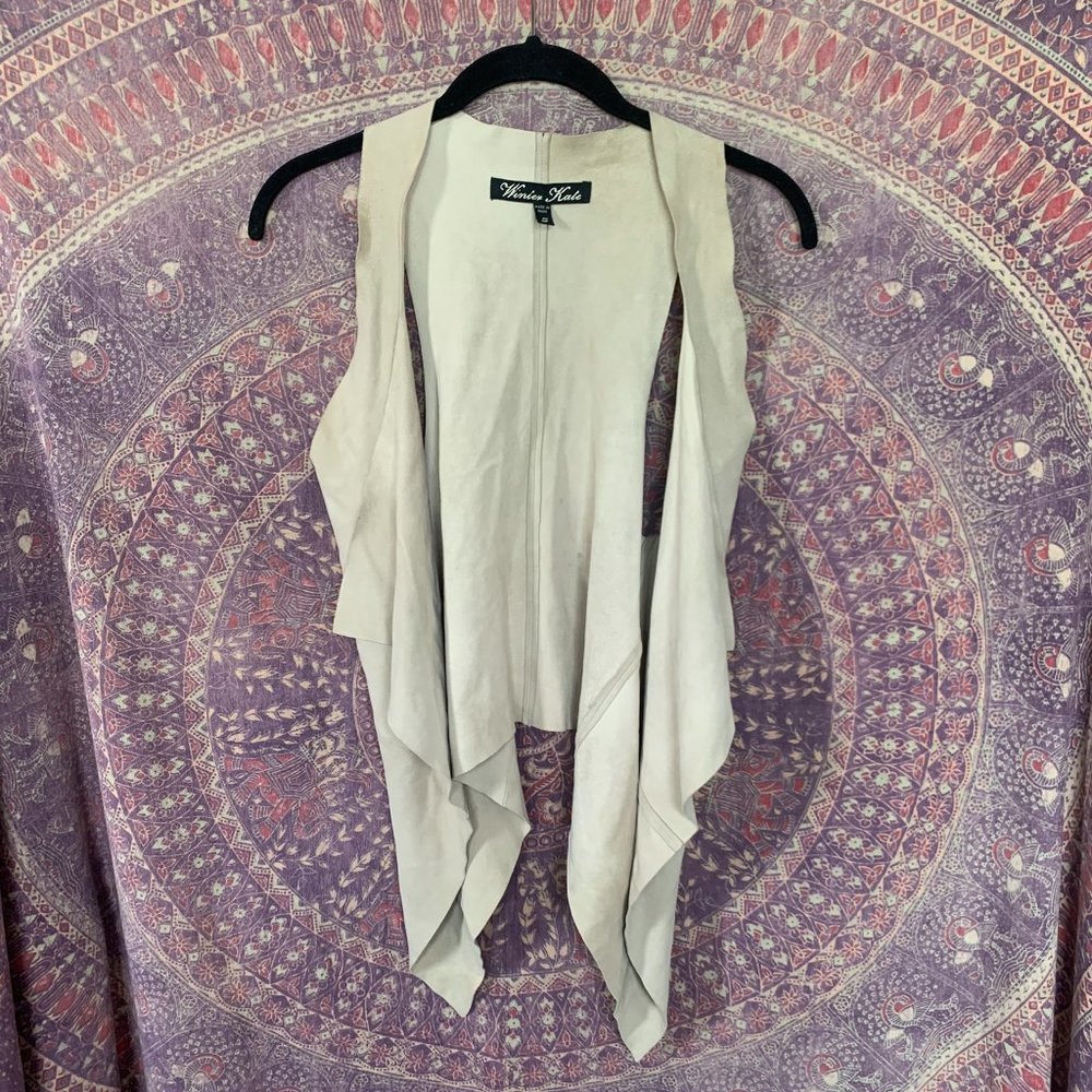 Winter Kate Leather Vest Small